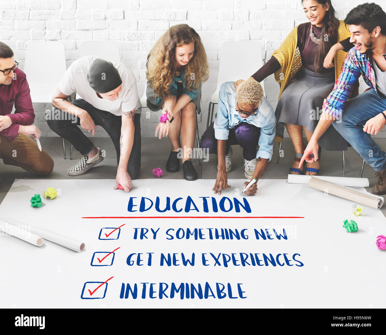 Education Try Something New Development Concept Stock Photo