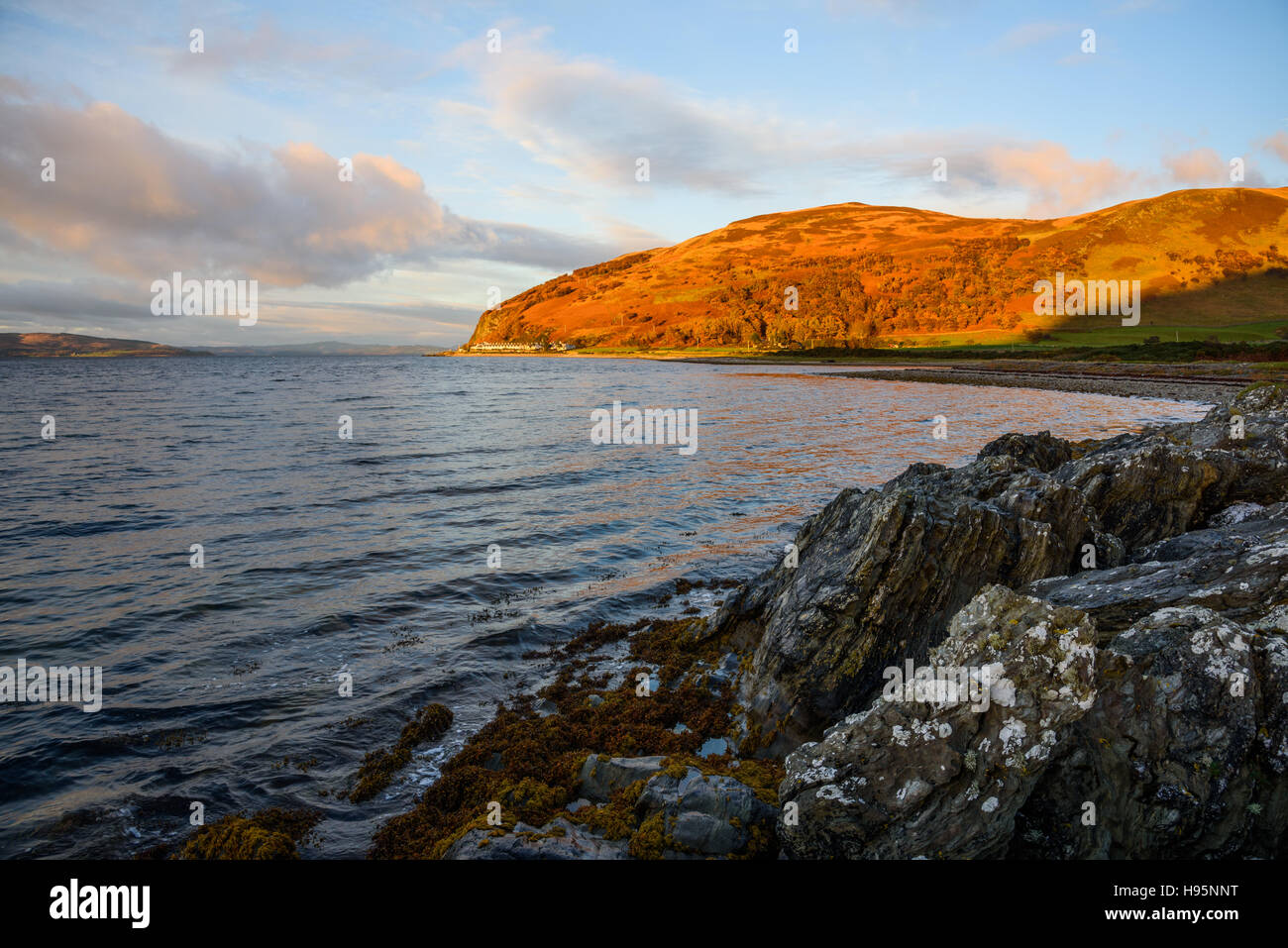Catacol, Isle of Arran, North Ayrshire, Scotland Stock Photo