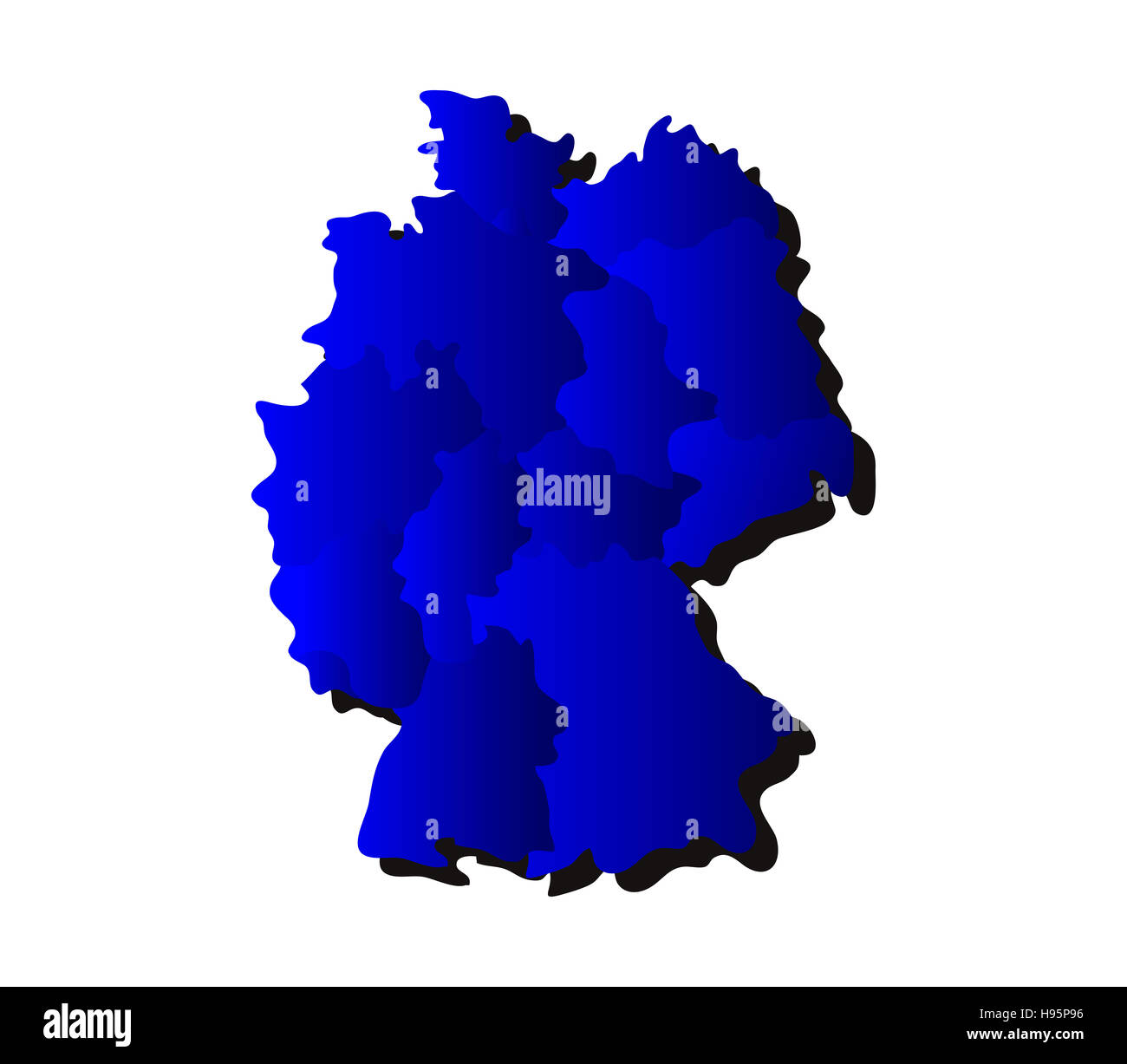 map of germany Stock Photo Alamy