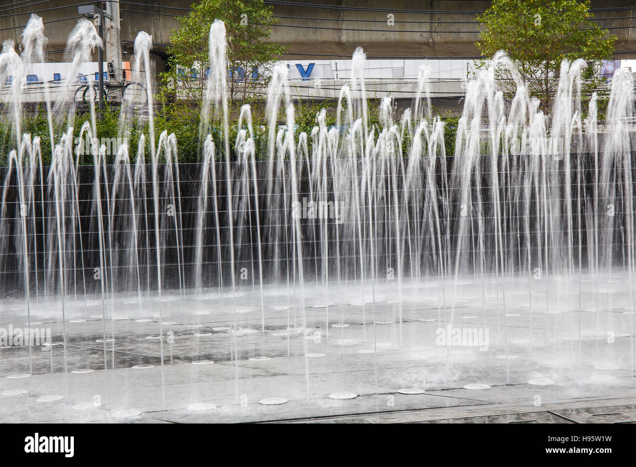 fountain in the park Stock Photo - Alamy