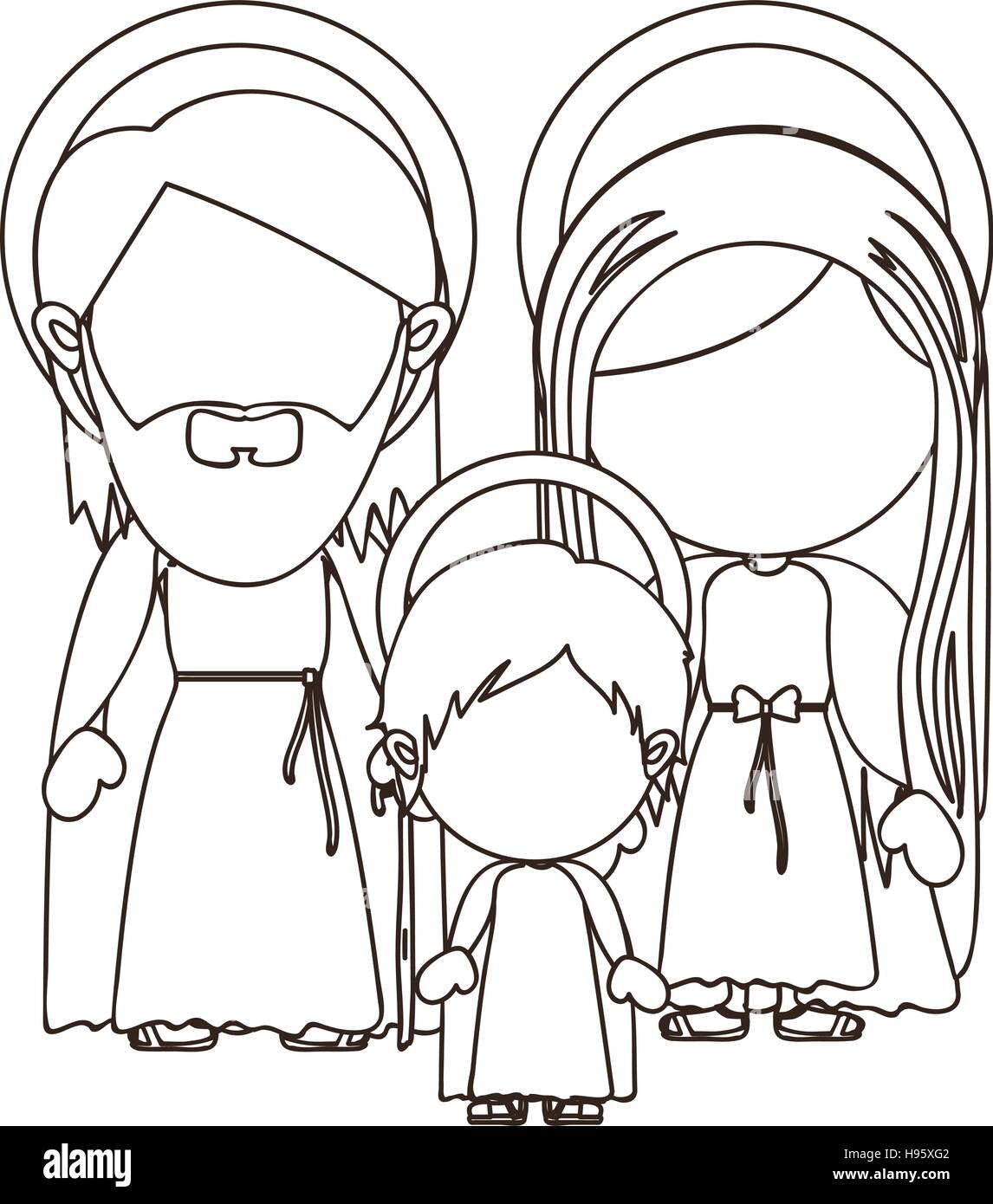 holy family icon image vector illustration design Stock Vector Image ...