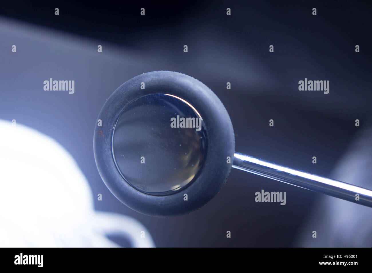 Doctor's reflex hammer tool used to test patient reflexes in knee and