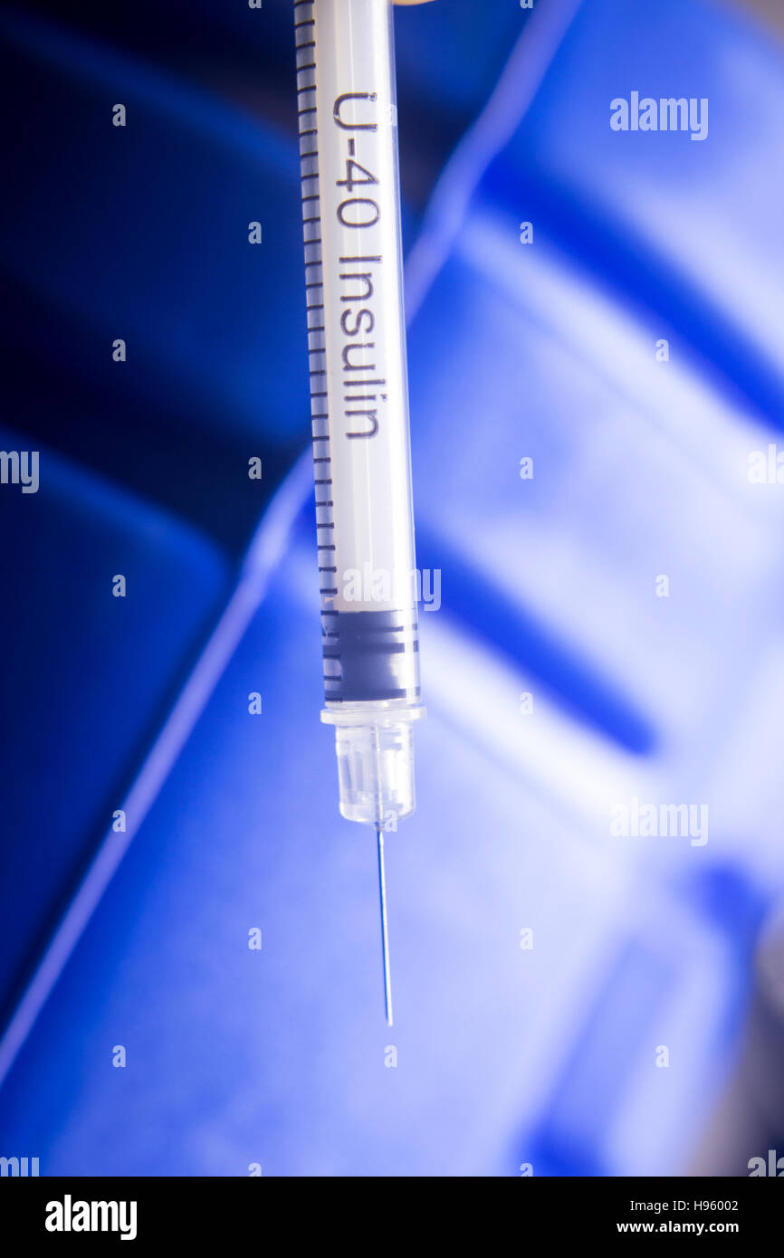 Medical injection syring hypodermic needle for insulin injections in