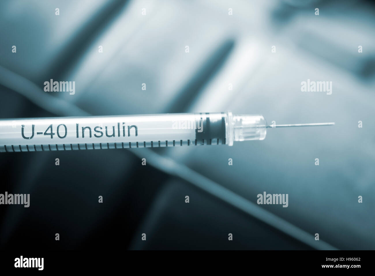 Medical injection syring hypodermic needle for insulin injections in