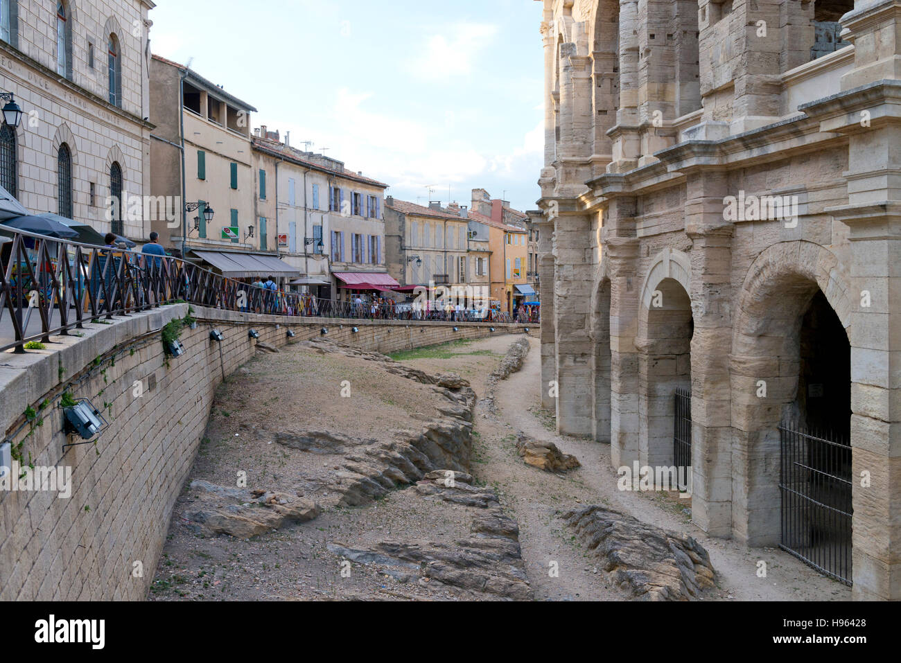 Les arenes, Colosseum Arles Stock Photo