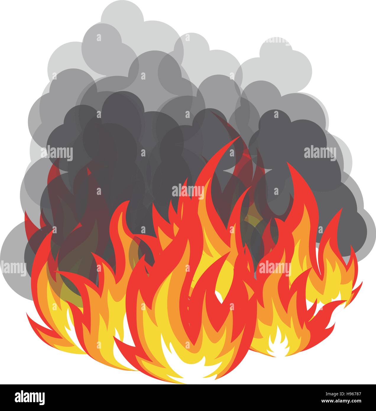 Abstract campfire Stock Vector Images - Alamy