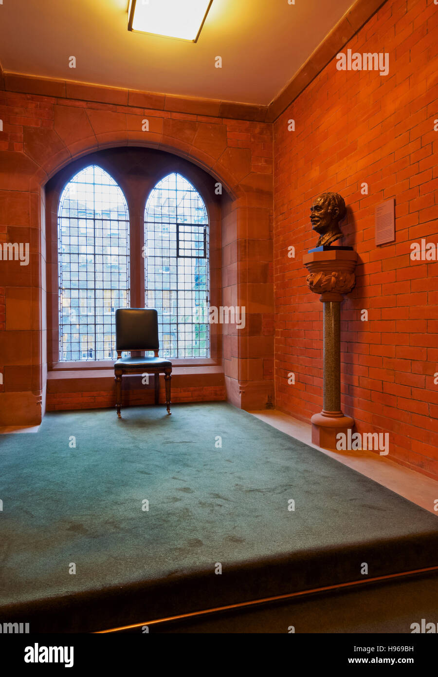 UK, Scotland, Lothian, Edinburgh, Interior view of The Scottish National Portrait Gallery. Stock Photo