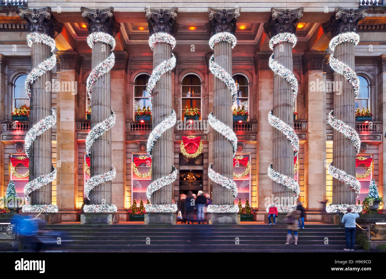 The dome edinburgh christmas decorations hires stock photography and