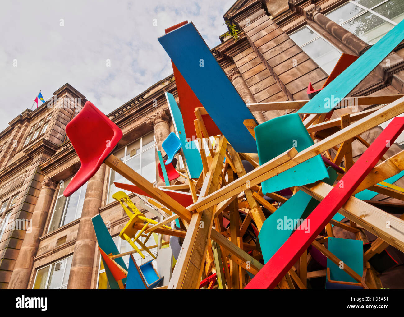 UK, Scotland, Edinburgh, View of the Summerhall. Stock Photo