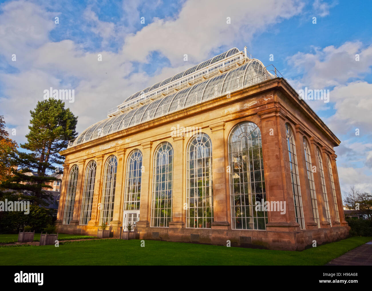UK, Scotland, Lothian, Edinburgh, View of the Royal Botanic Gardens. Stock Photo