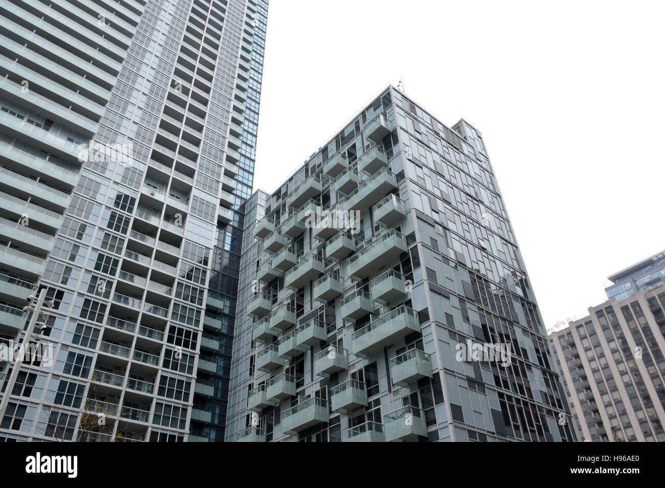 Residential buildings in downtown Toronto Ontario Canada Stock Photo ...