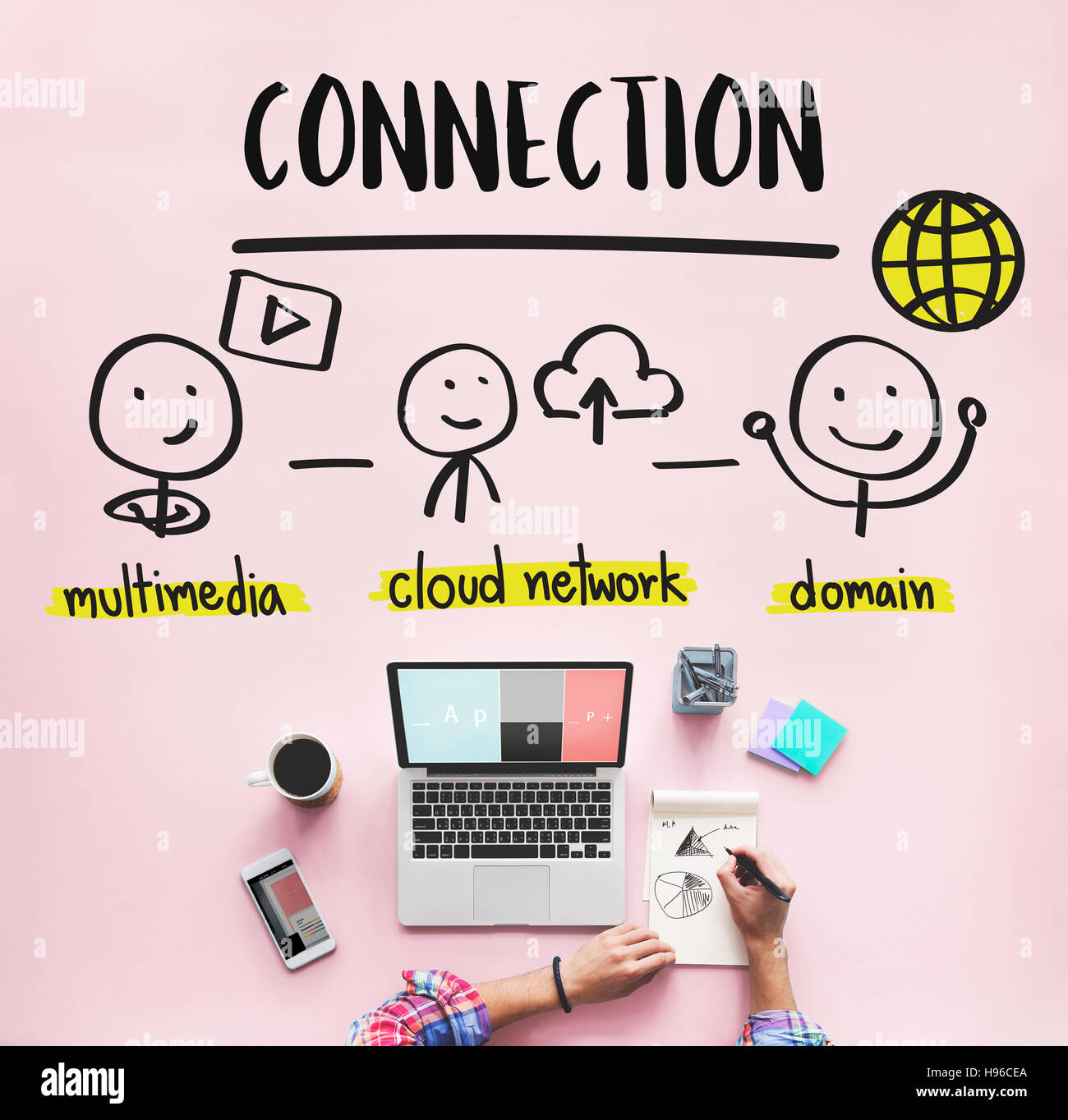 Communication Connection Network Share Concept Stock Photo - Alamy