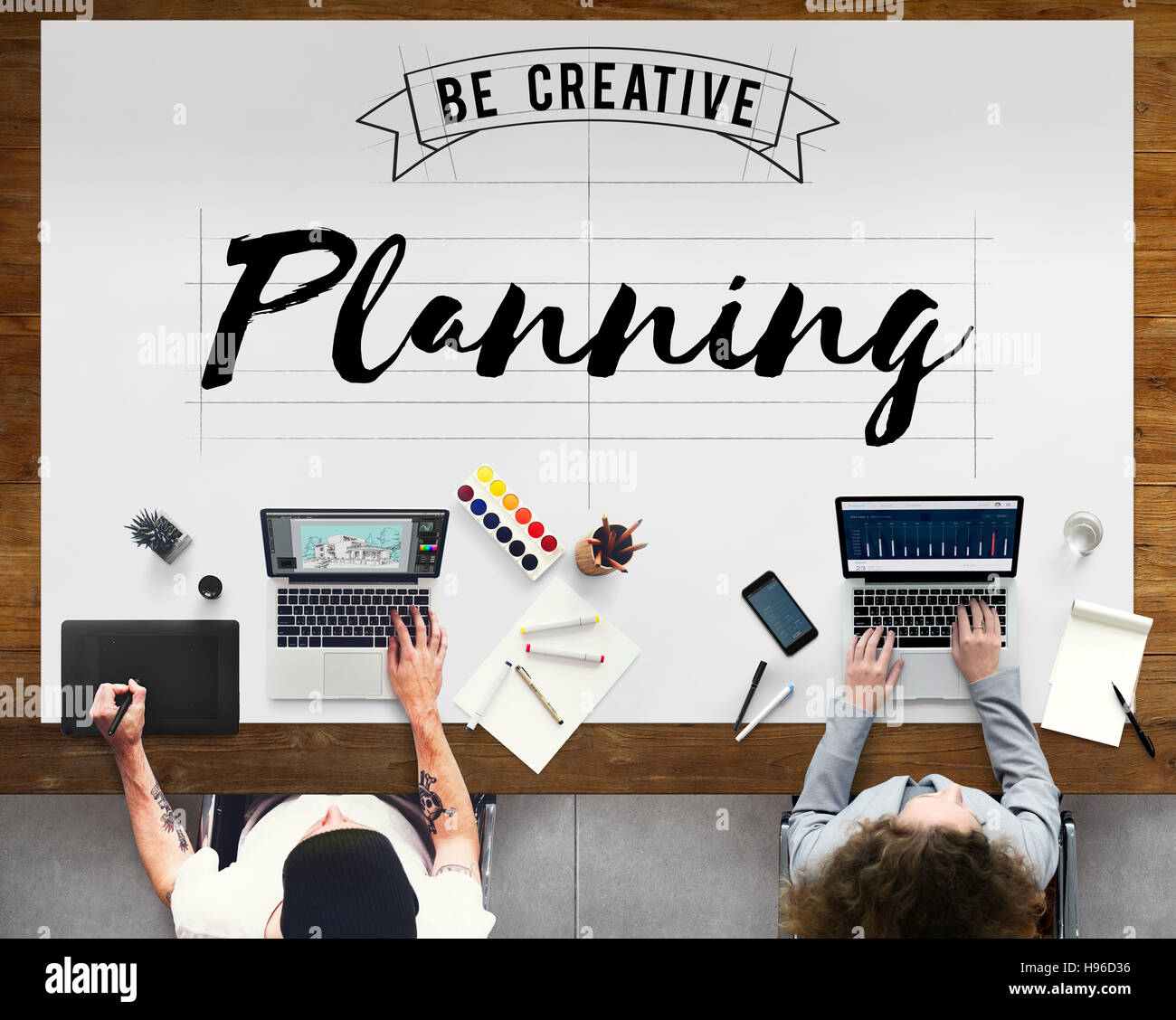 Planning Design Guide Objection Operation Concept Stock Photo Alamy