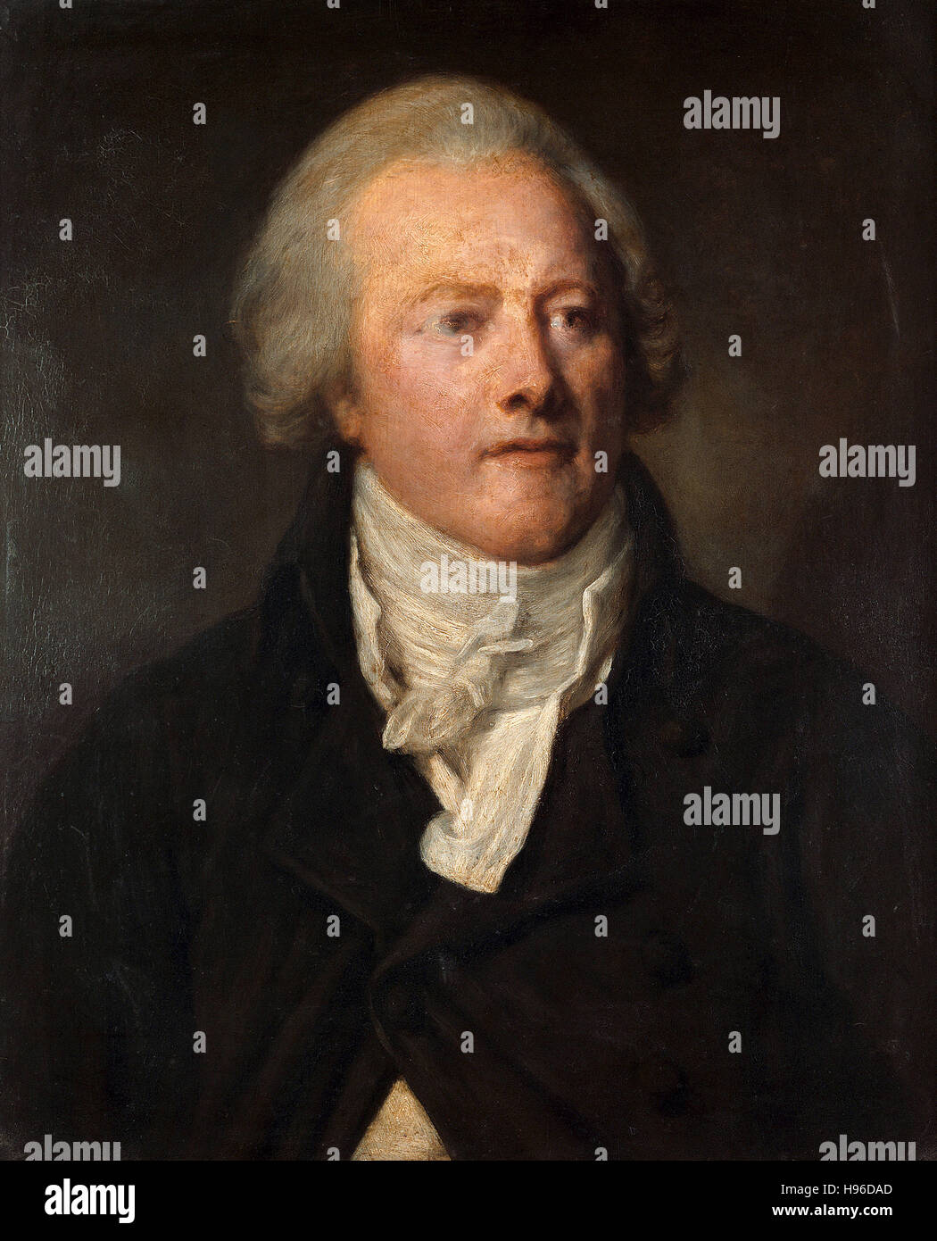 Greuze Jean-Baptiste -  Portrait of Armand Gensonne  -  Girondist  - Stock Photo