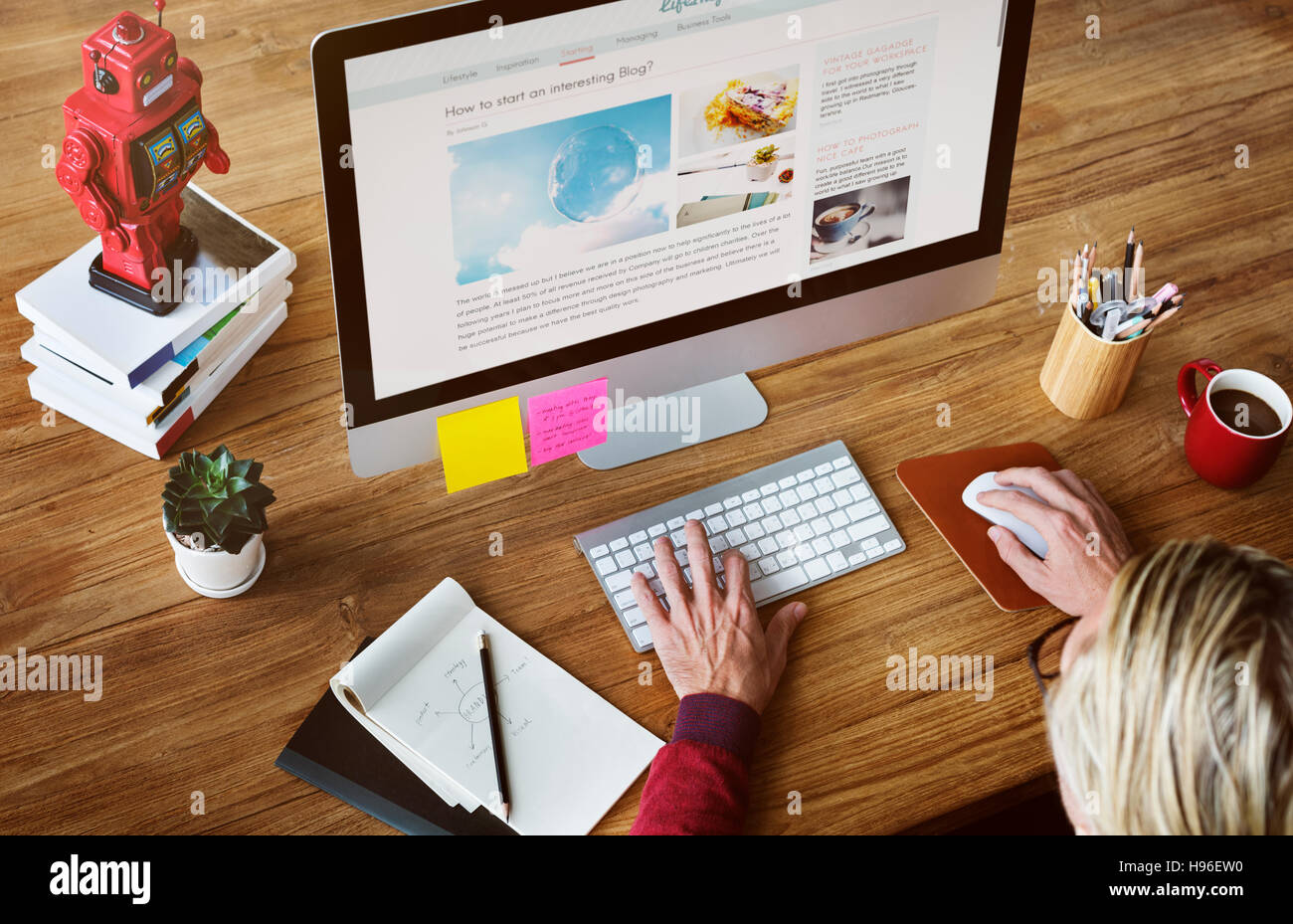 Relax work concept woman hi-res stock photography and images - Alamy