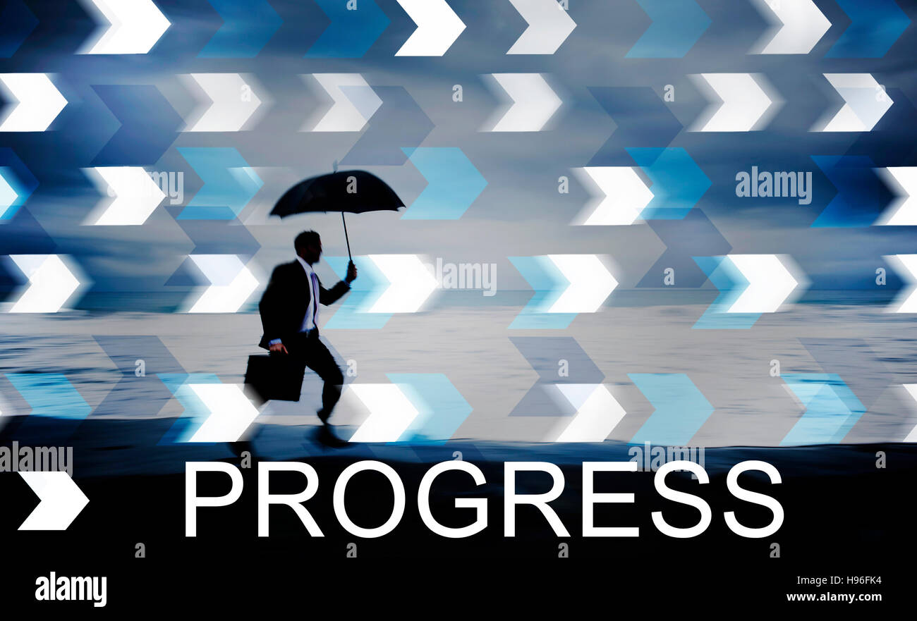 Progress Development Growth Advancement Concept Stock Photo Alamy