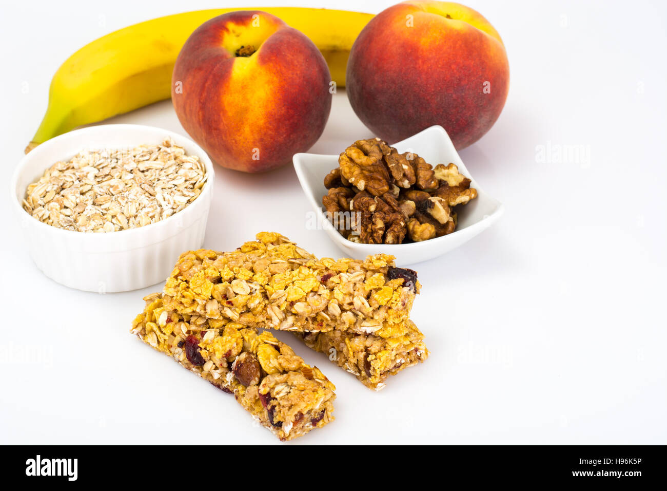 Healthy Nutrition. Childrens Food, School Lunches. Cereals, Nuts and