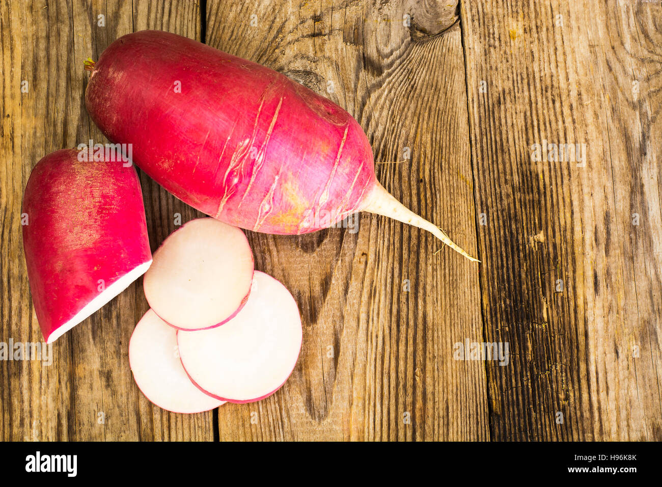 Daikon popular Japanese root vegetable Studio Photo Stock Photo Alamy