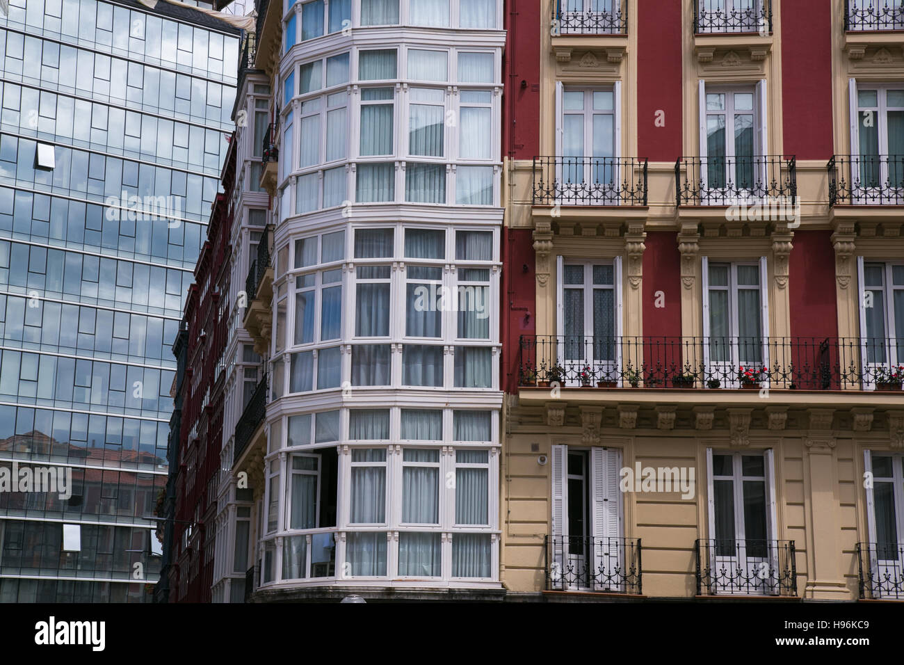Buildings in Bilbao, Spain Stock Photo - Alamy