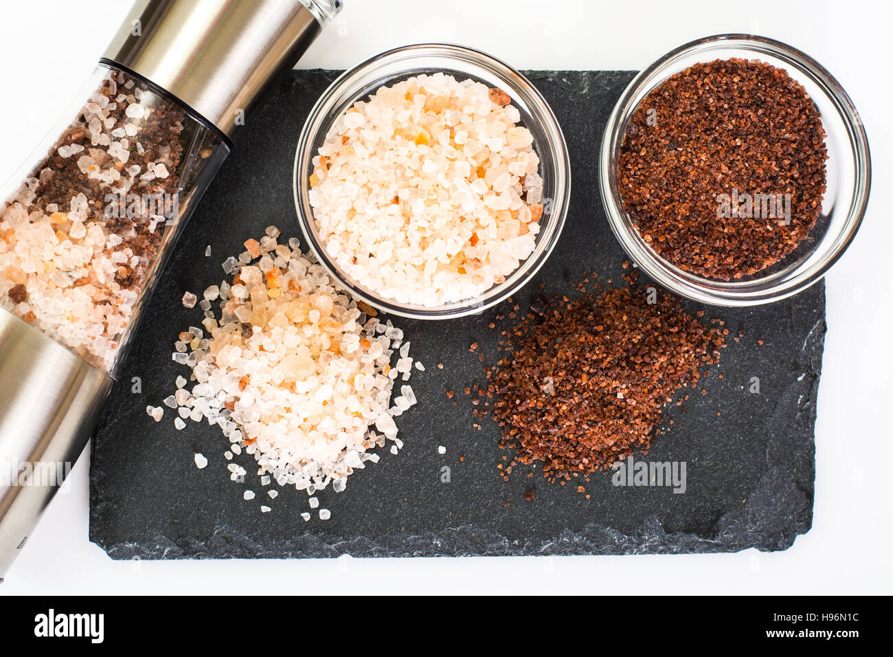 Stylish mill for coarse salt and pepper Studio Photo Stock Photo Alamy