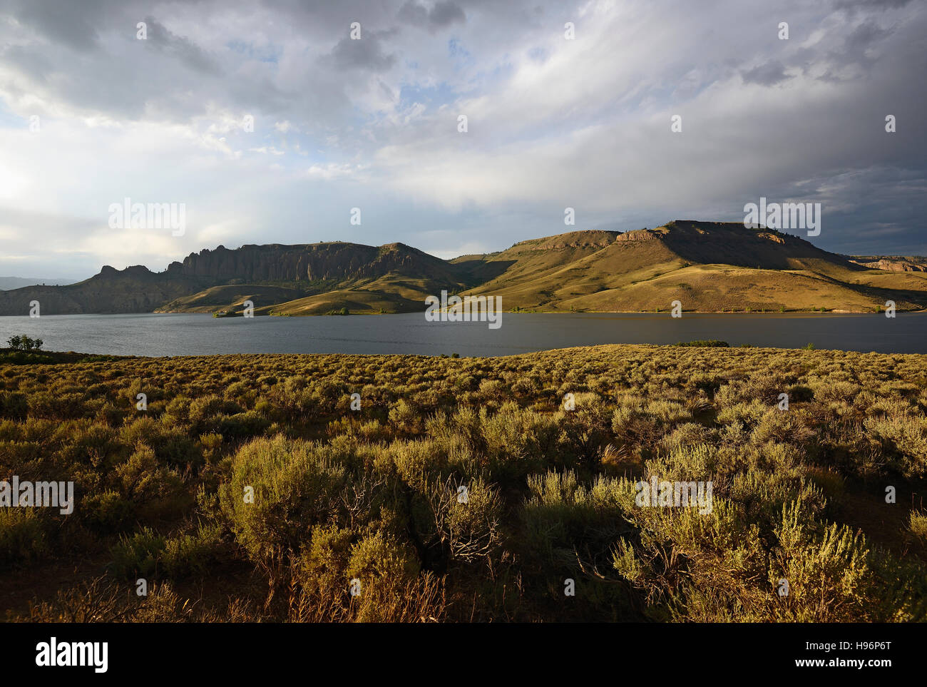 USA, Colorado, Gunnison, Curecanti National Recreation Area and Blue