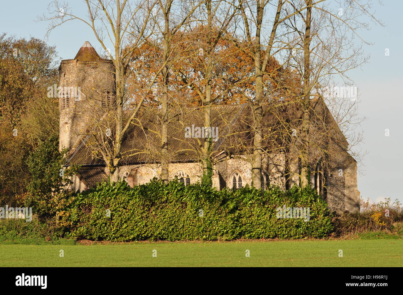 All Saints church Hemblington Norfolk UK Stock Photo Alamy
