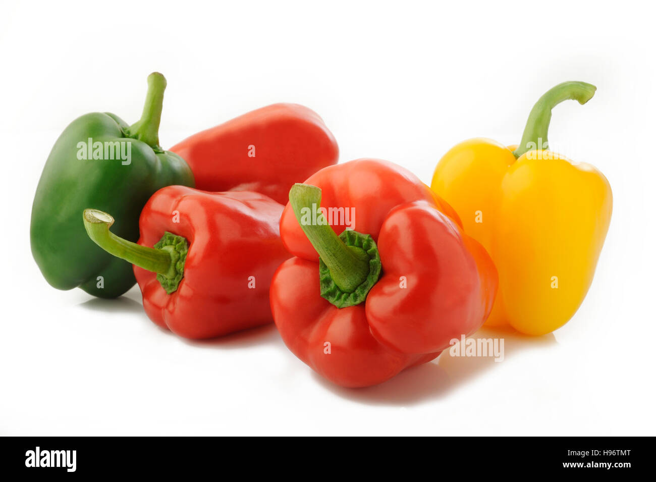 fresh pepper on white background Stock Photo