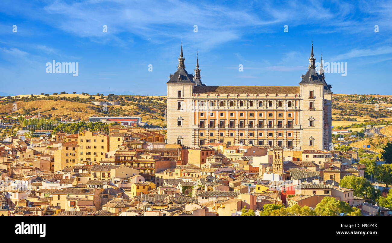 Alcazar of Toledo, Spain Stock Photo