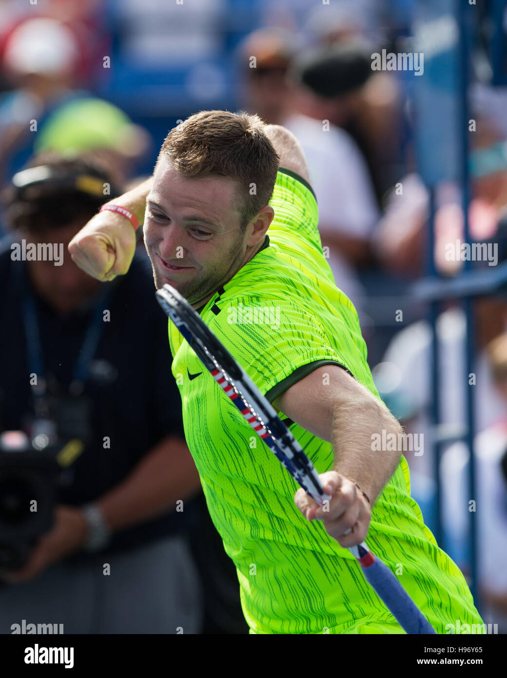 JACK SOCK (USA) celebrates at the US Open 2016 Championships in Flushing Meadows,New York,USA