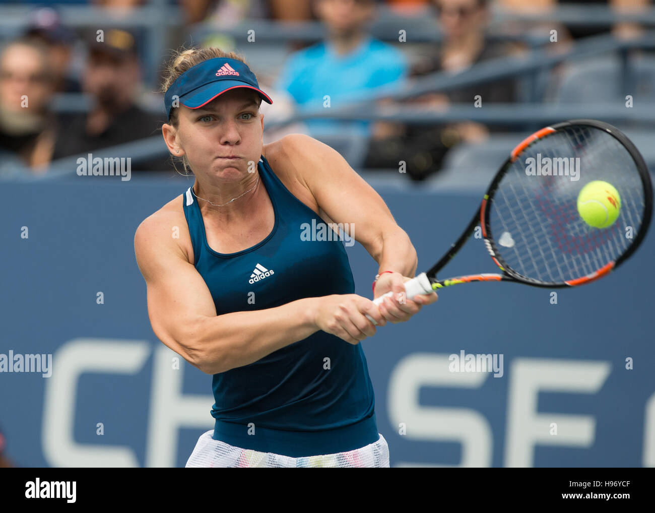 SIMONA HALEP (ROU) at the US Open 2016 Championships in Flushing Meadows,New York,USA Stock Photo