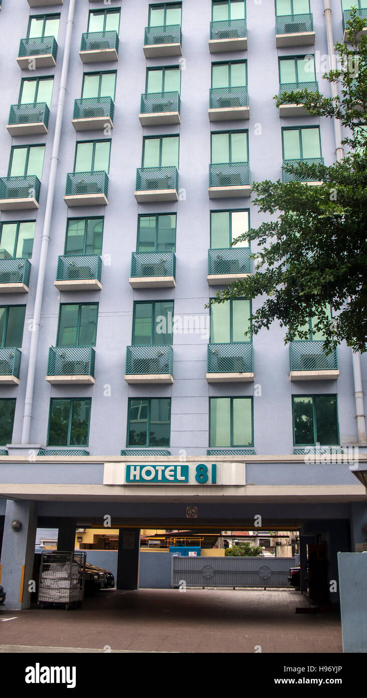 Budget chain Hotel 81 Geylang Singapore Stock Photo Alamy