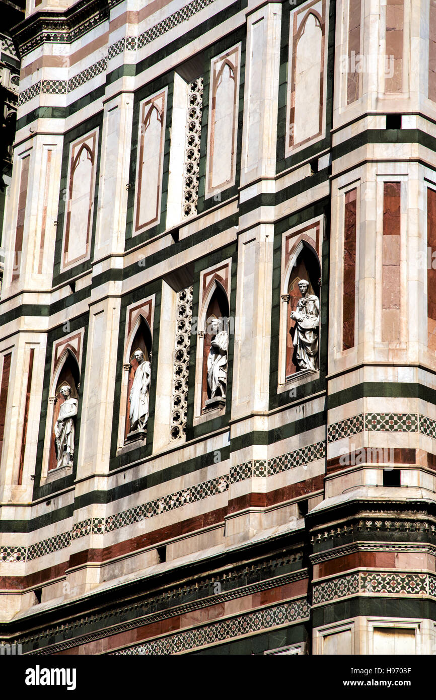 The marble exterior of the Duomo in Florence Italy Stock Photo Alamy