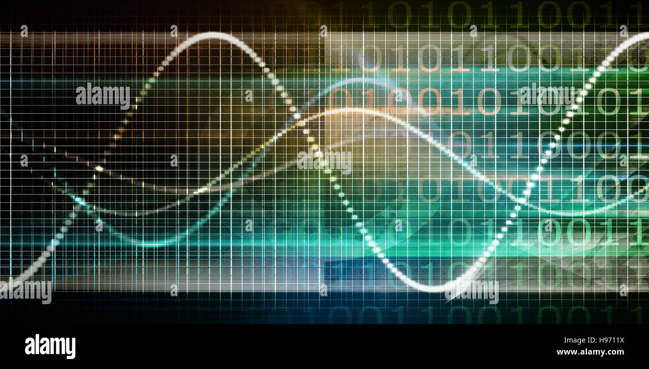 Financial or Stock Market Chart Business Cycle Abstract Stock Photo