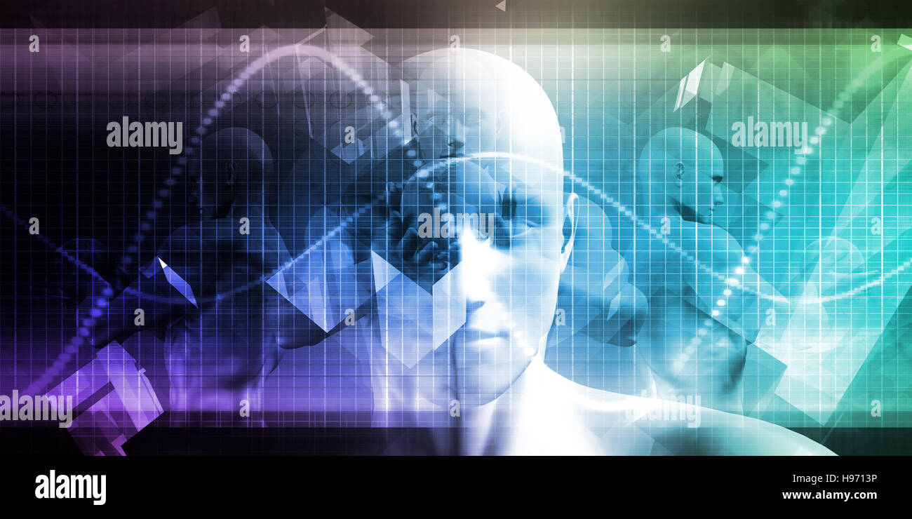 Medical Science Futuristic Technology as a Art Stock Photo - Alamy
