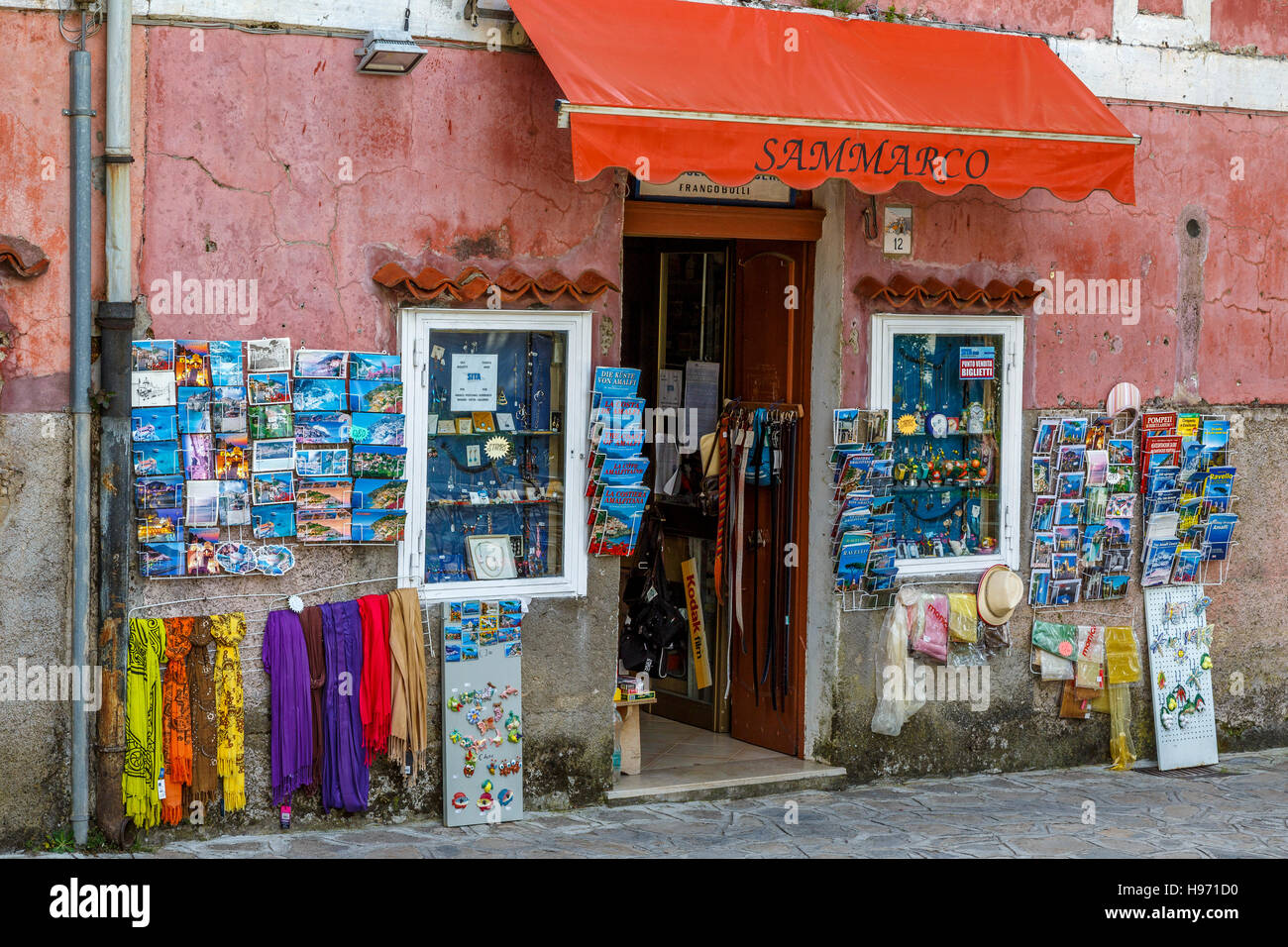 The Sammarco gift and souvenir shop in Ravello, Italy Stock Photo Alamy