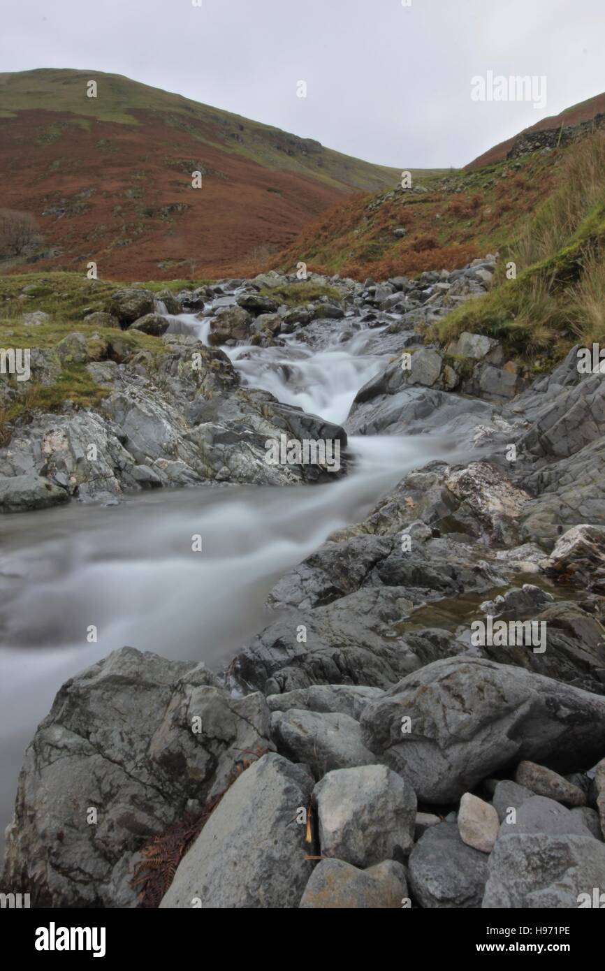 Stream on The Kirkstone Pass Stock Photo