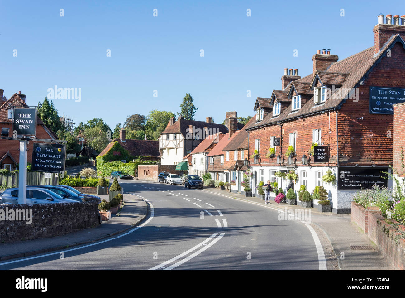 Petworth Road, Chiddingfold, Surrey, England, United Kingdom Stock Photo