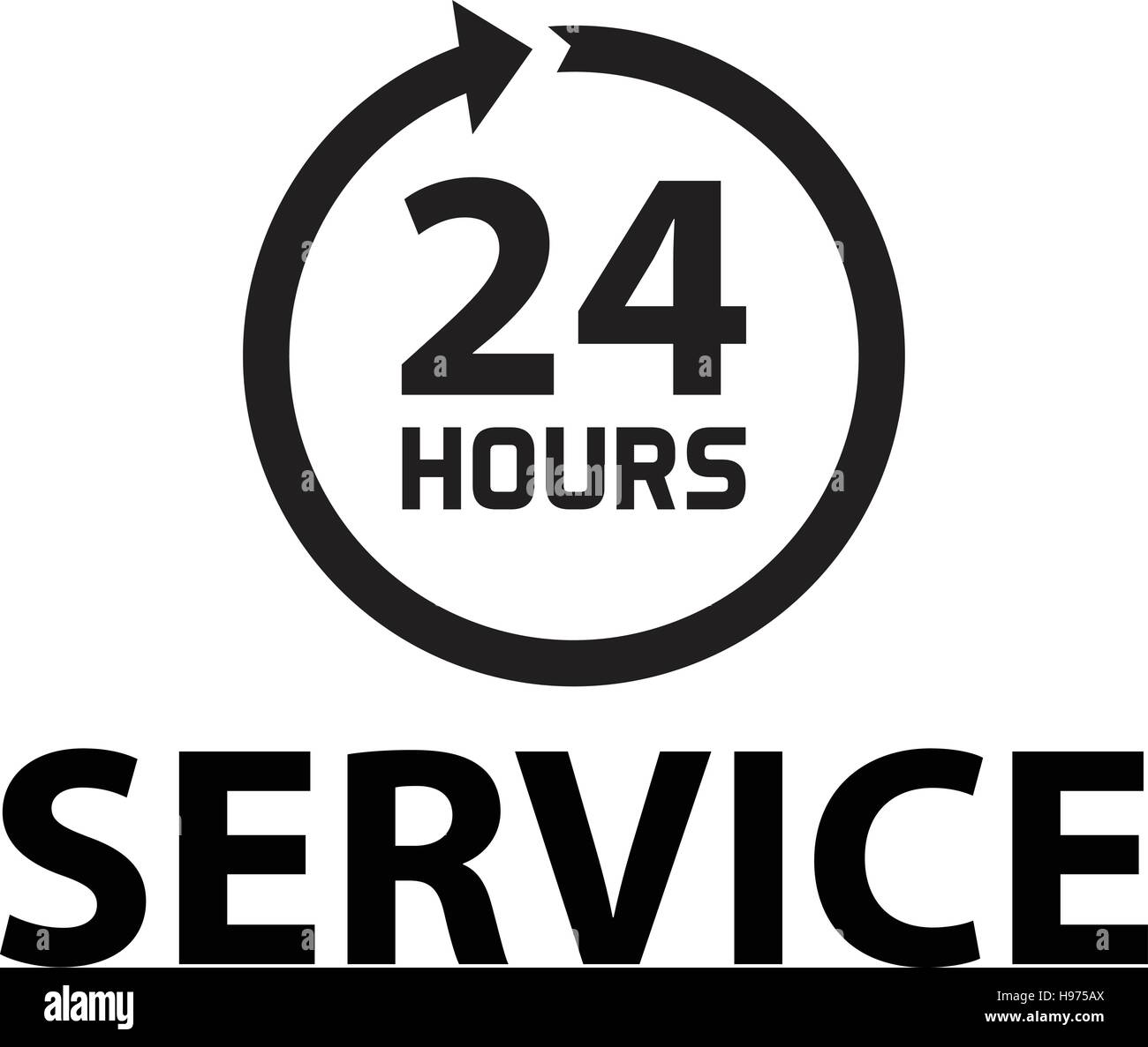 Worldwide service vector vectors Black and White Stock Photos & Images ...