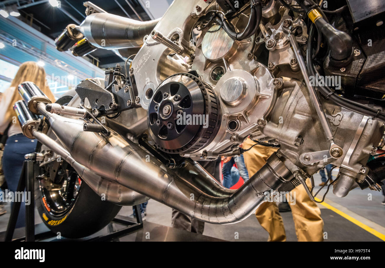 Zurich, Switzerland - 21 2016: Engine detail a rare Suter MMX two-stroke racing bike, exhibited at Swiss Moto Zurich, Switzerland's largest motorcycle fair Stock Photo - Alamy