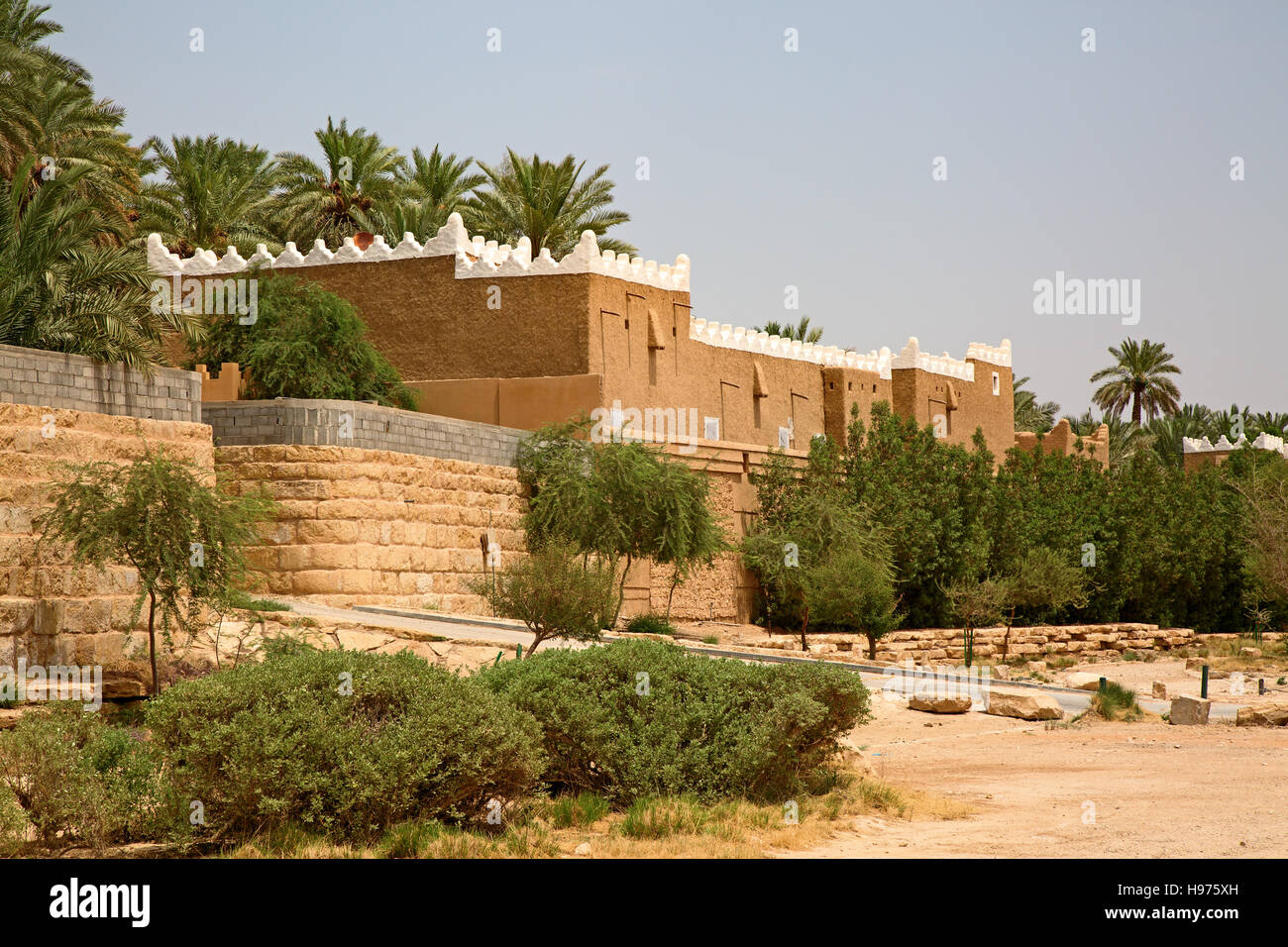 Streets of the old city Diriyah near Ar Riyadh, Kingdom of Saudi Arabia ...