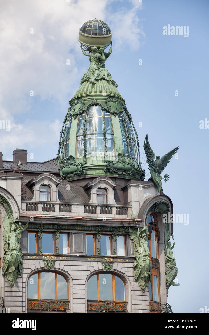 Singer house. St. Petersburg. Russia Stock Photo Alamy