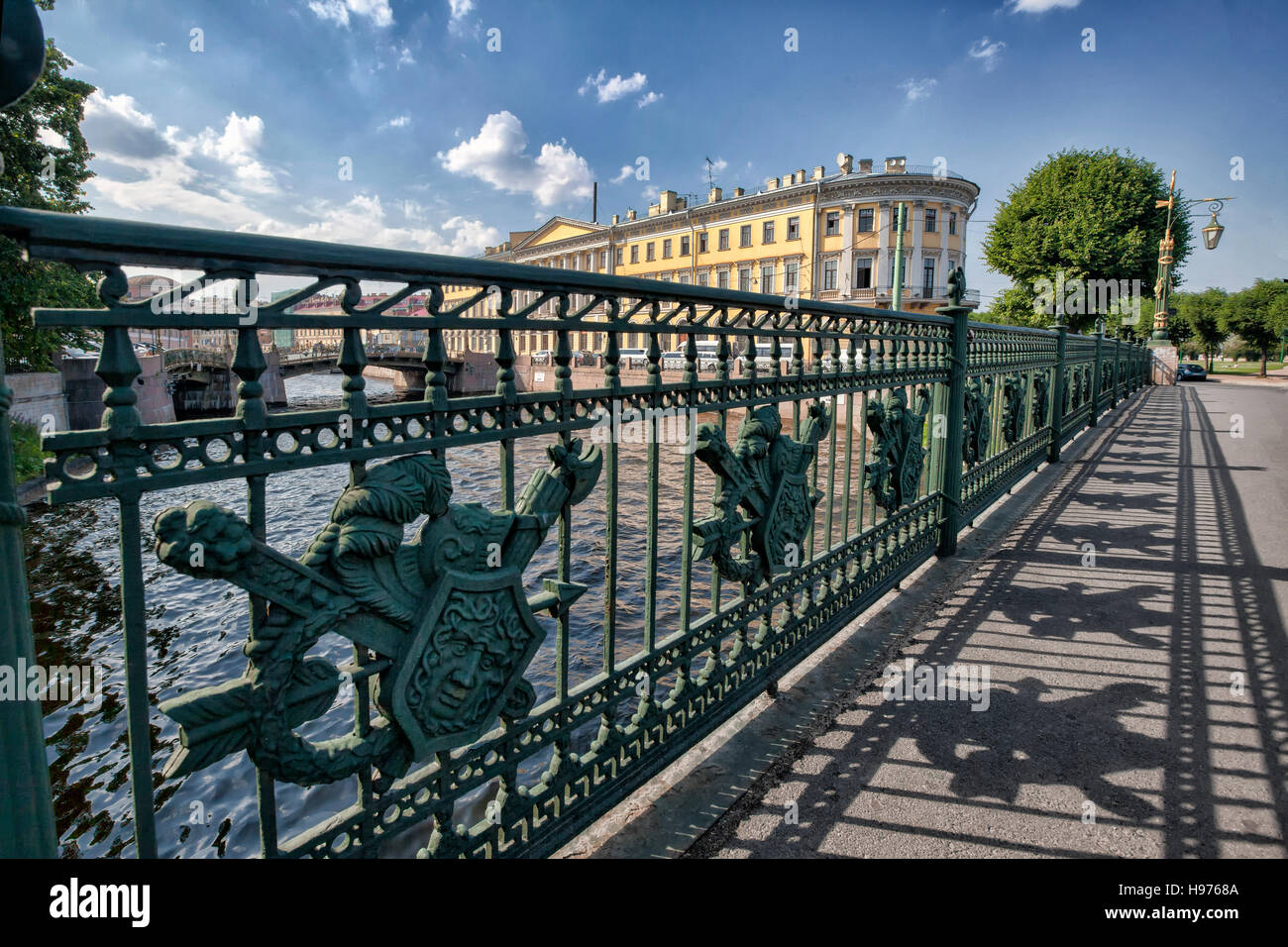 Bridge in St. Petersburg. Russia Stock Photo - Alamy