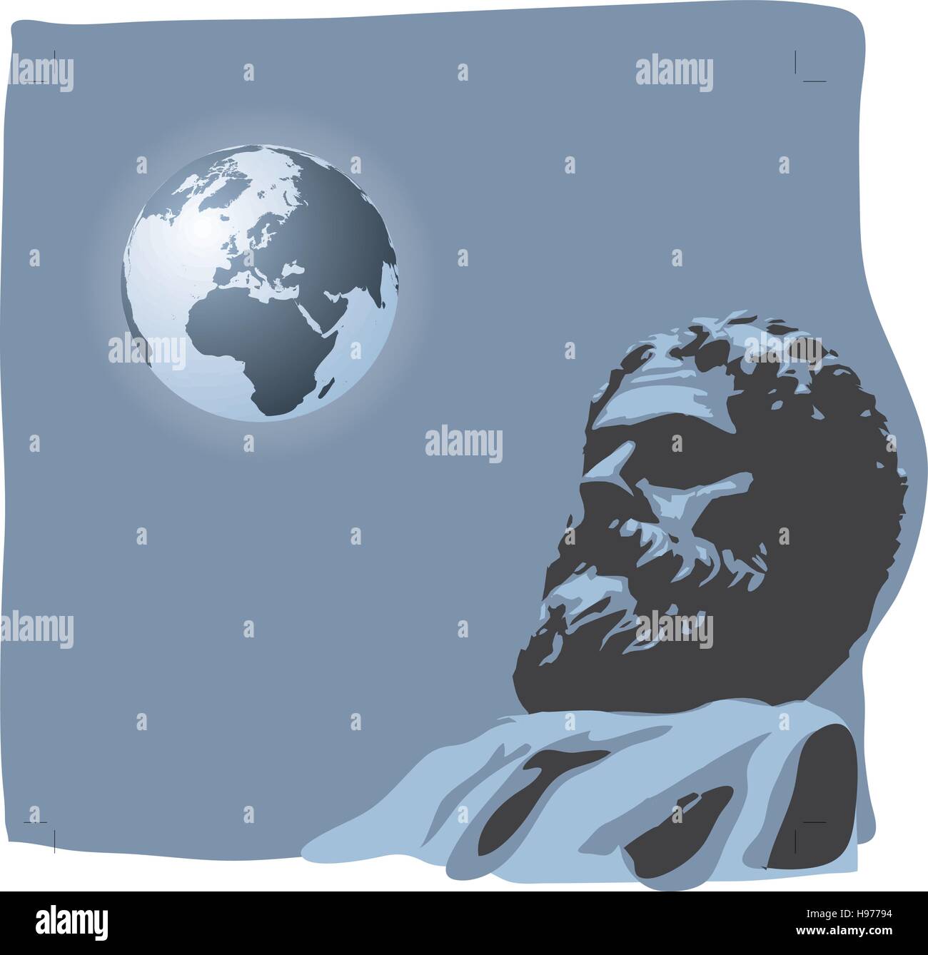 Look at the world Stock Vector Image & Art Alamy