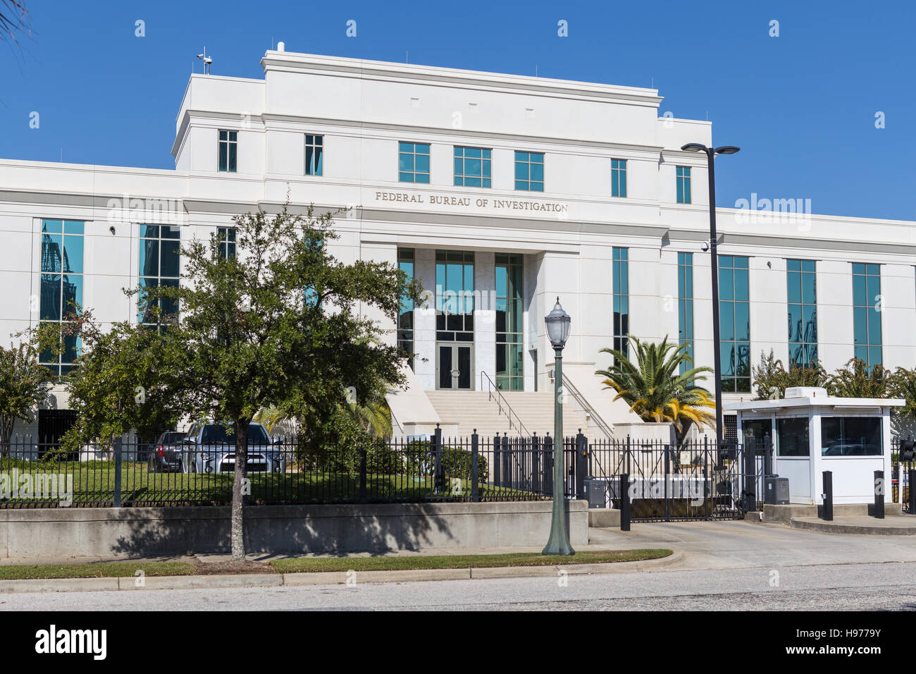 The Federal Bureau of Investigation (FBI) Field Office in Mobile, Alabama. Stock Photo