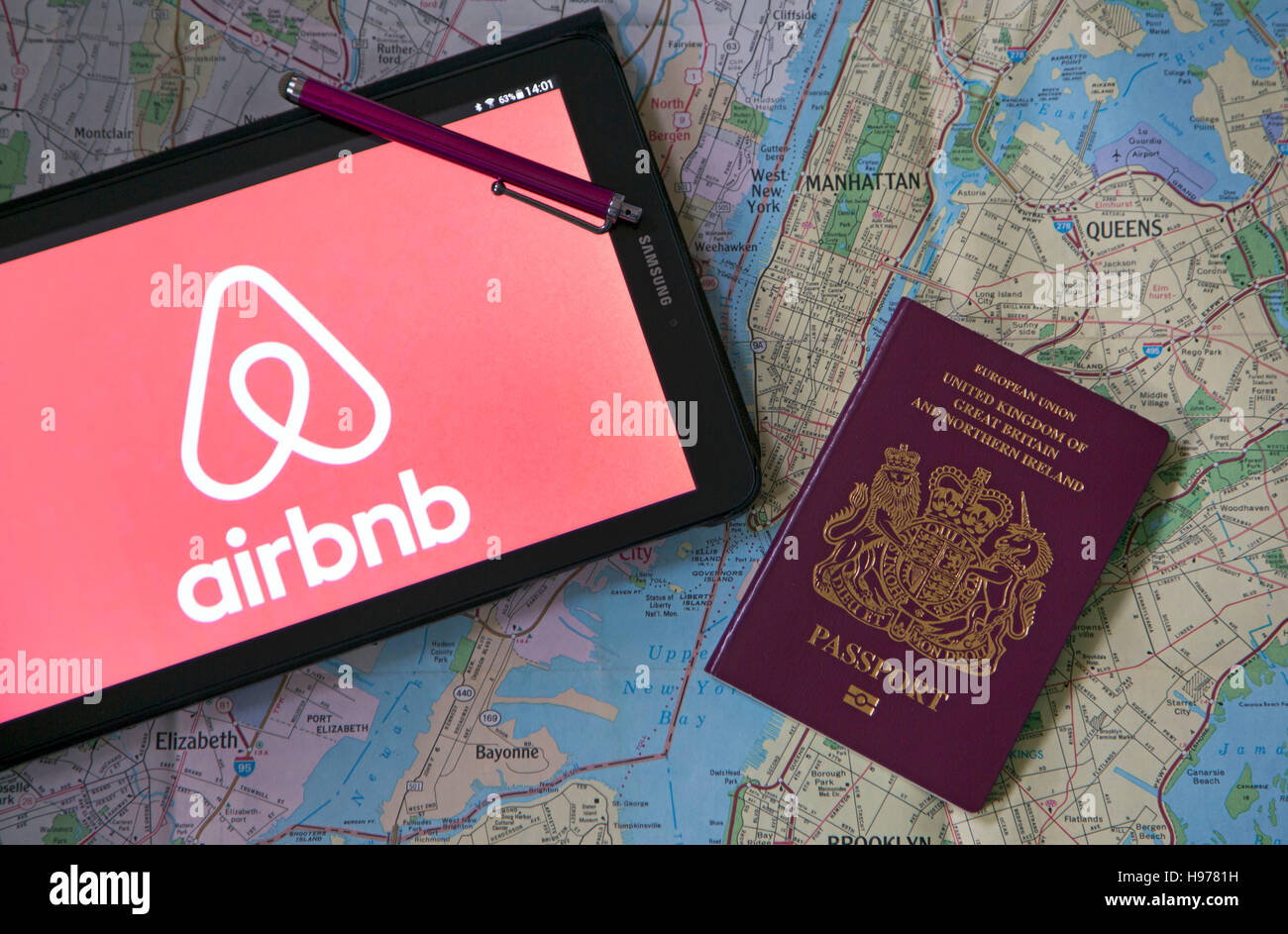 Airbnb room hires stock photography and images Alamy