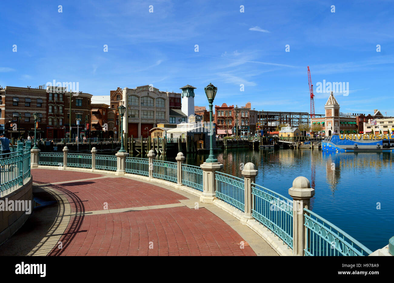 The Universal Orlando Resort adventure theme park in Orlando Stock Photo