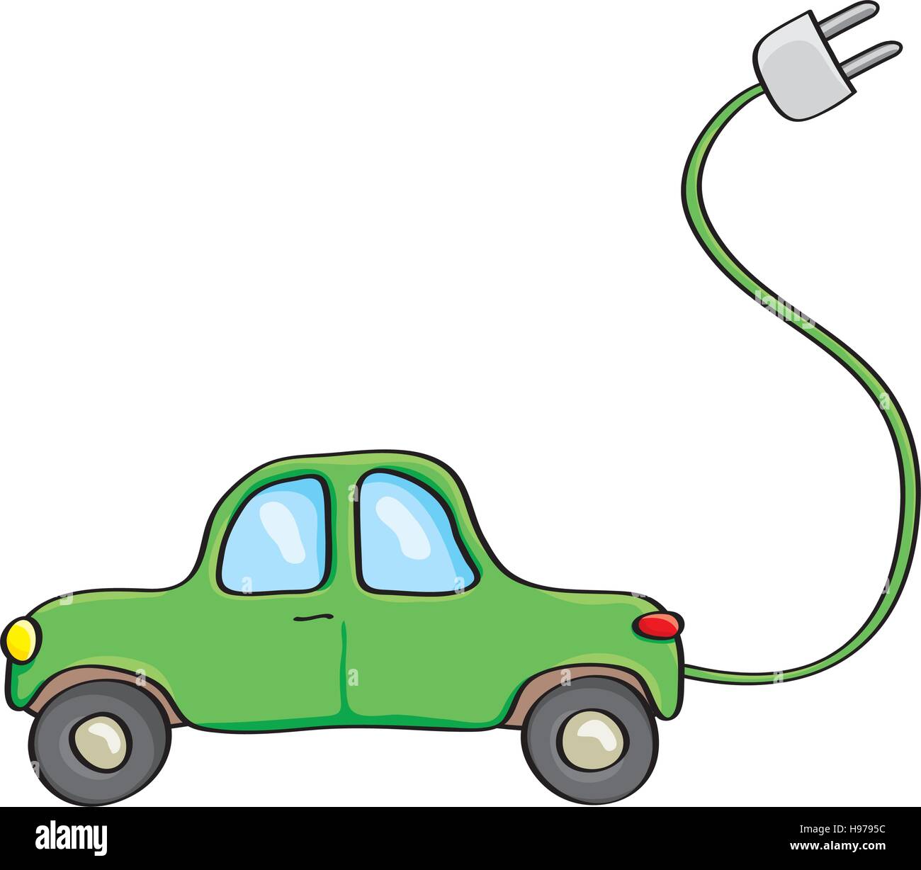 Eco fuel station ecological transport Stock Vector Images - Alamy