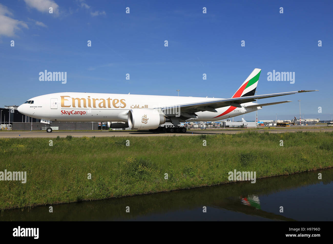 Emirates 777 Stock Photo