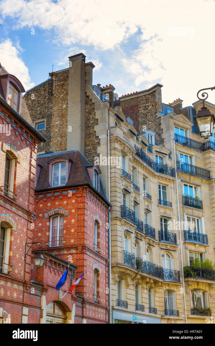 historic buildings on the Ile de la Cite in Paris, France Stock Photo