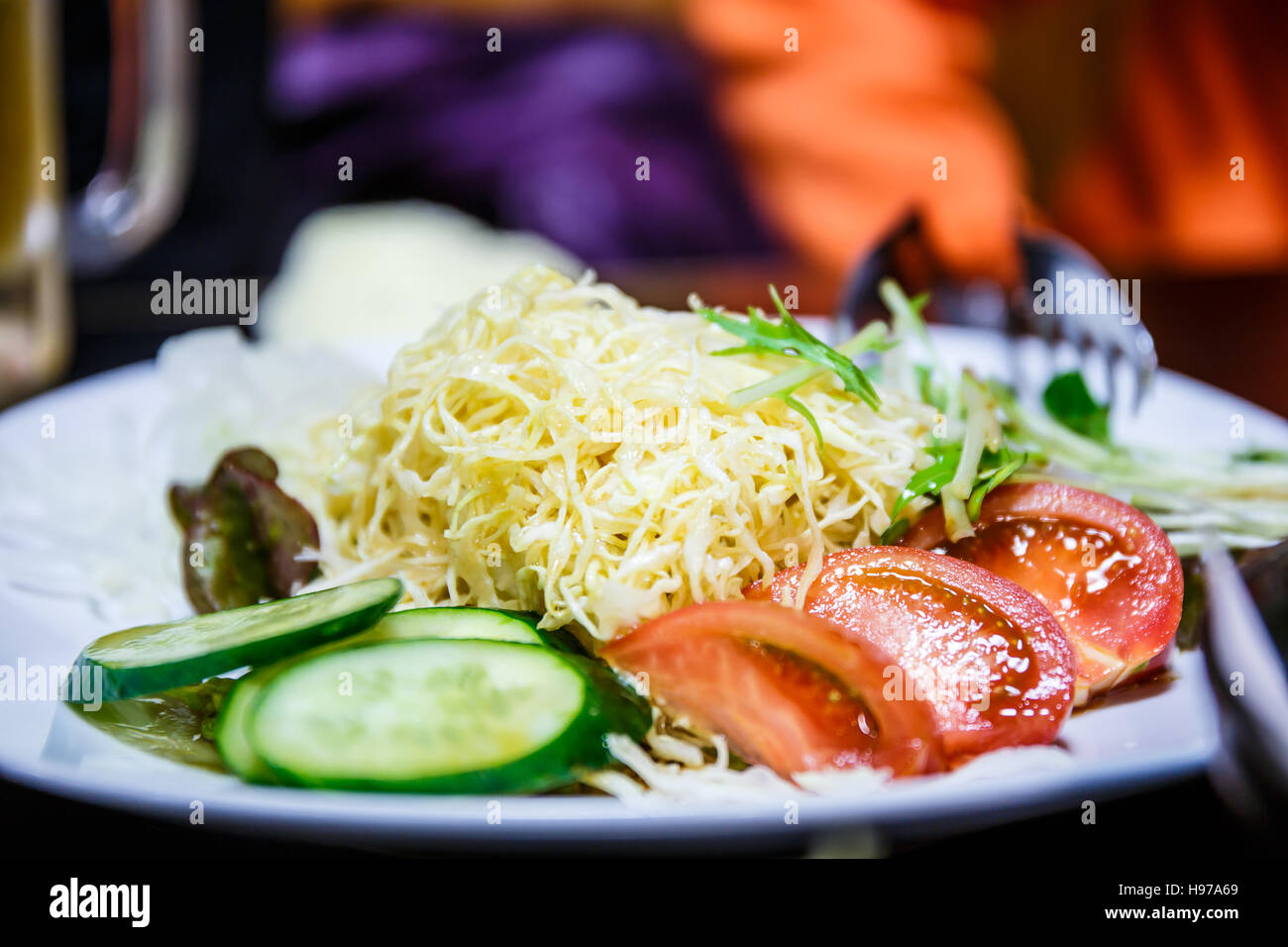 Japanese fried noodles Stock Photo - Alamy